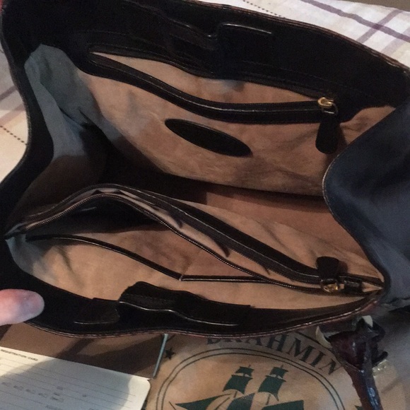 Vintage Brahmin Purse - Anetta Back Tuscan Excellent Condition w/bag, reg card - Picture 4 of 6